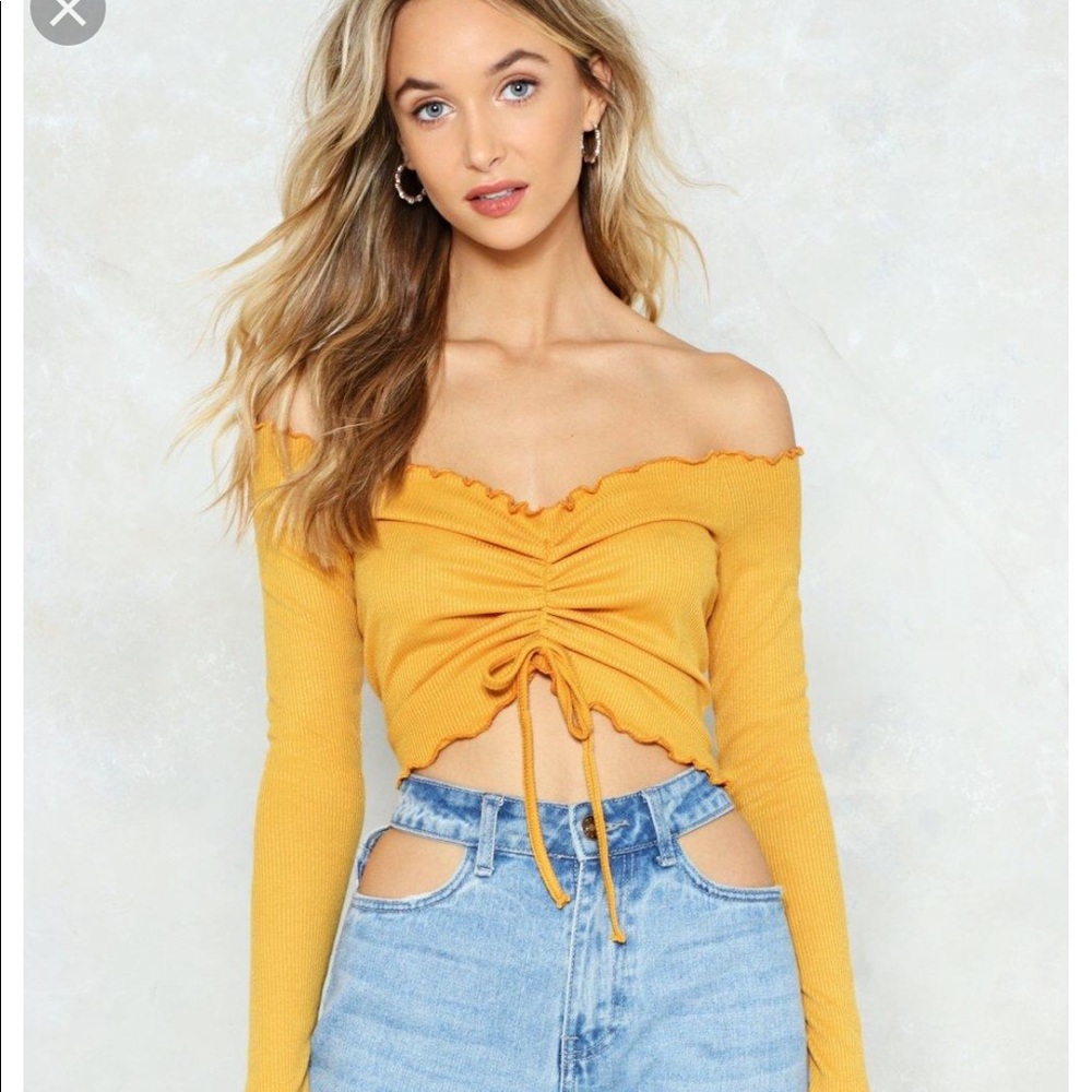Nasty Gal Strapless Top
